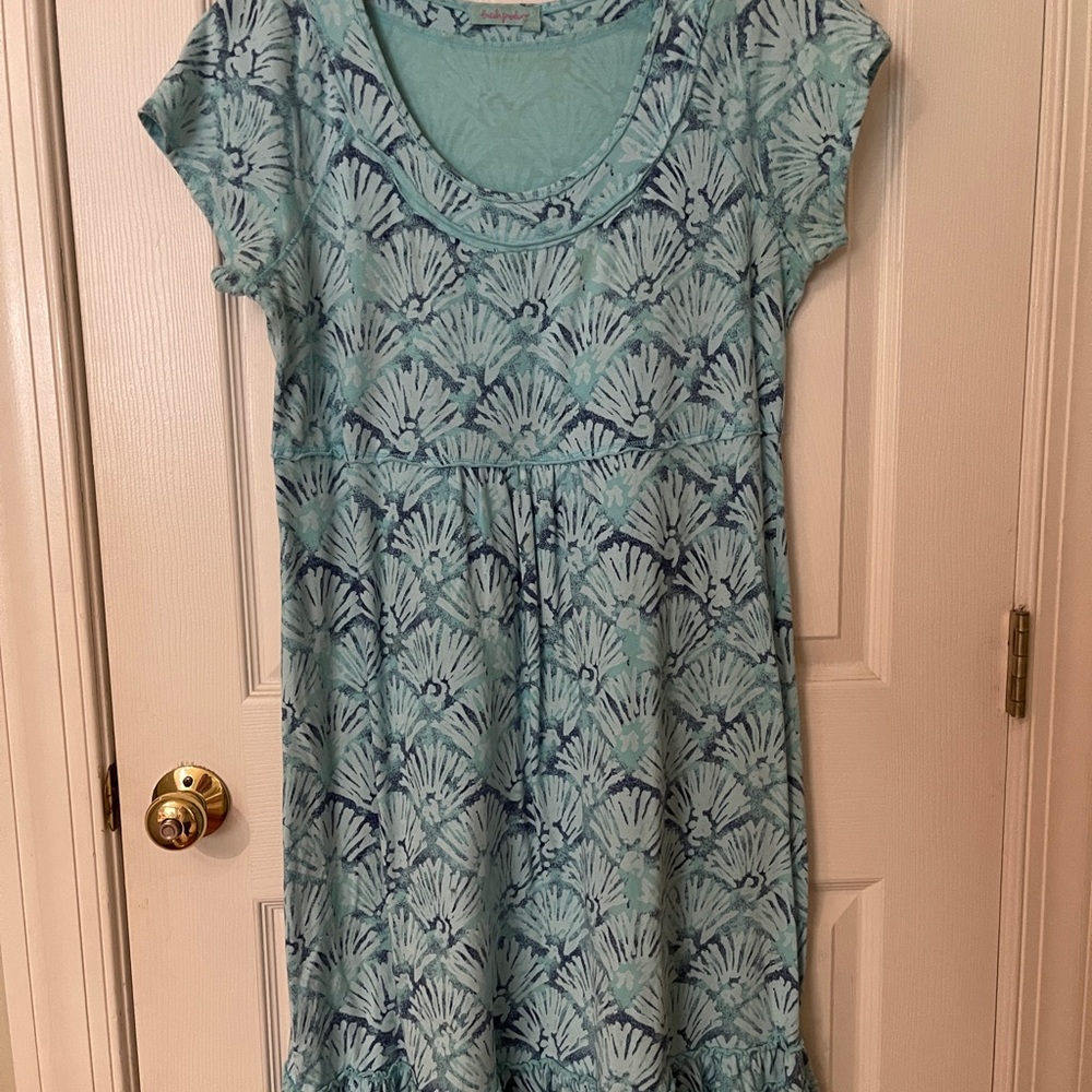 Fresh Produce Aqua Flounce Dress